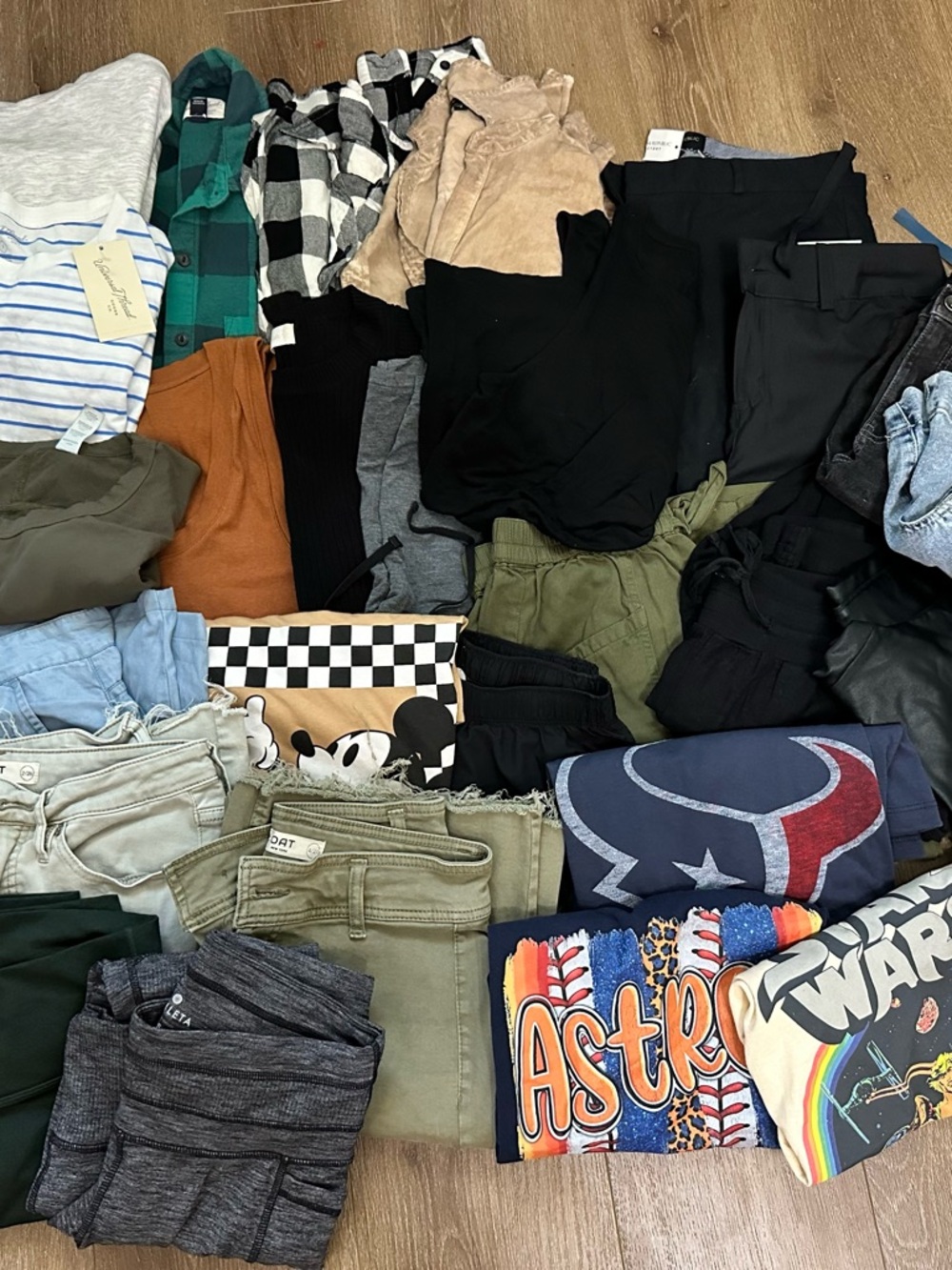 Lot of clothes - all fit ladies small/2. Multiple brands:Madewell, Oat, Target..